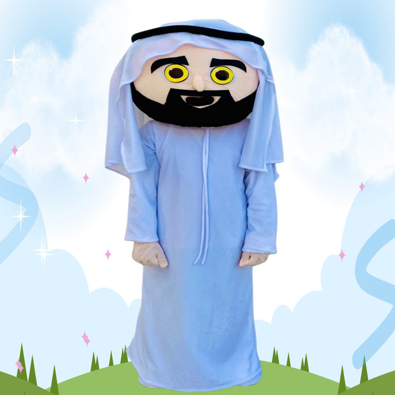 تأجير شخصية رجل قطري تقليدي بالغترة والعقال | فعاليات اليوم الوطني والقرنقعوه في قطر | نيو مارينا
