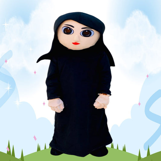 تأجير شخصية تراثية قطرية بالعباية التقليدية للمناسبات والاحتفالات الوطنية في قطر مع نيو مارينا