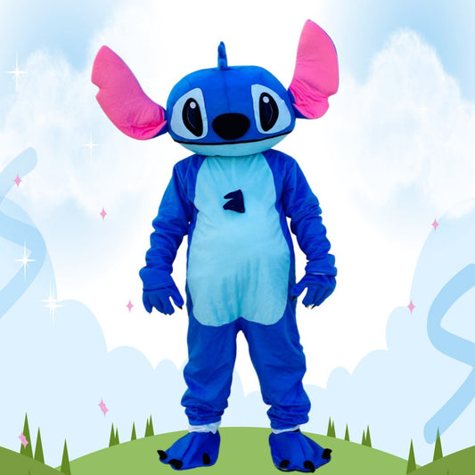 تأجير شخصية ستيتش الكرتونية من ديزني للحفلات وأعياد الميلاد في قطر مع نيو مارينا
